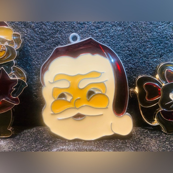 SET OF 3 Vintage Christmas/Holiday Suncatchers-“Sunlights” & “Rafaelian” USA - Picture 3 of 6